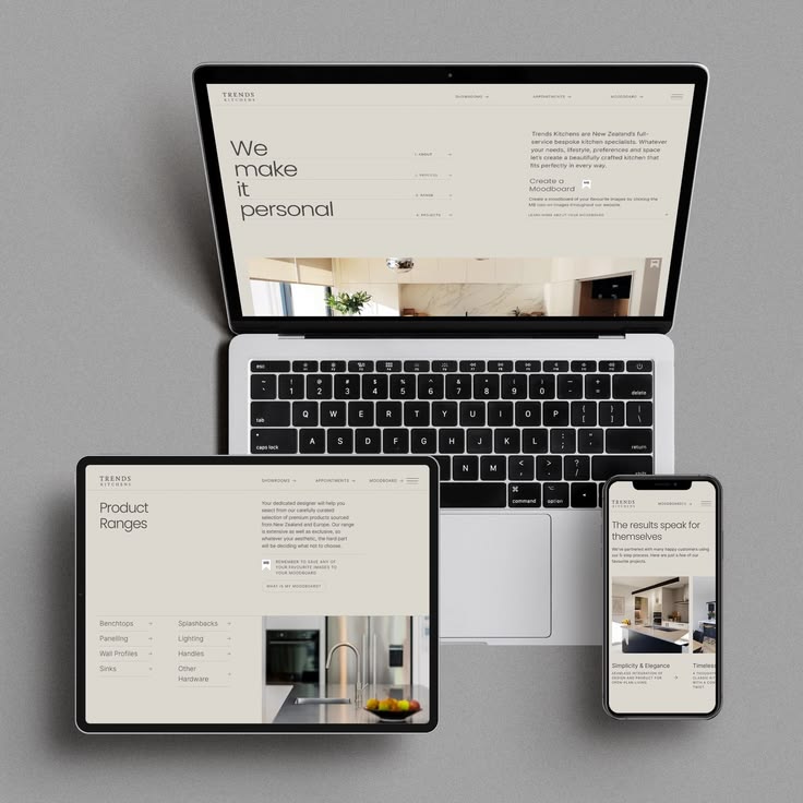Diseño web responsive en laptop, tablet y móvil. Servicio de diseño web Origen 27
